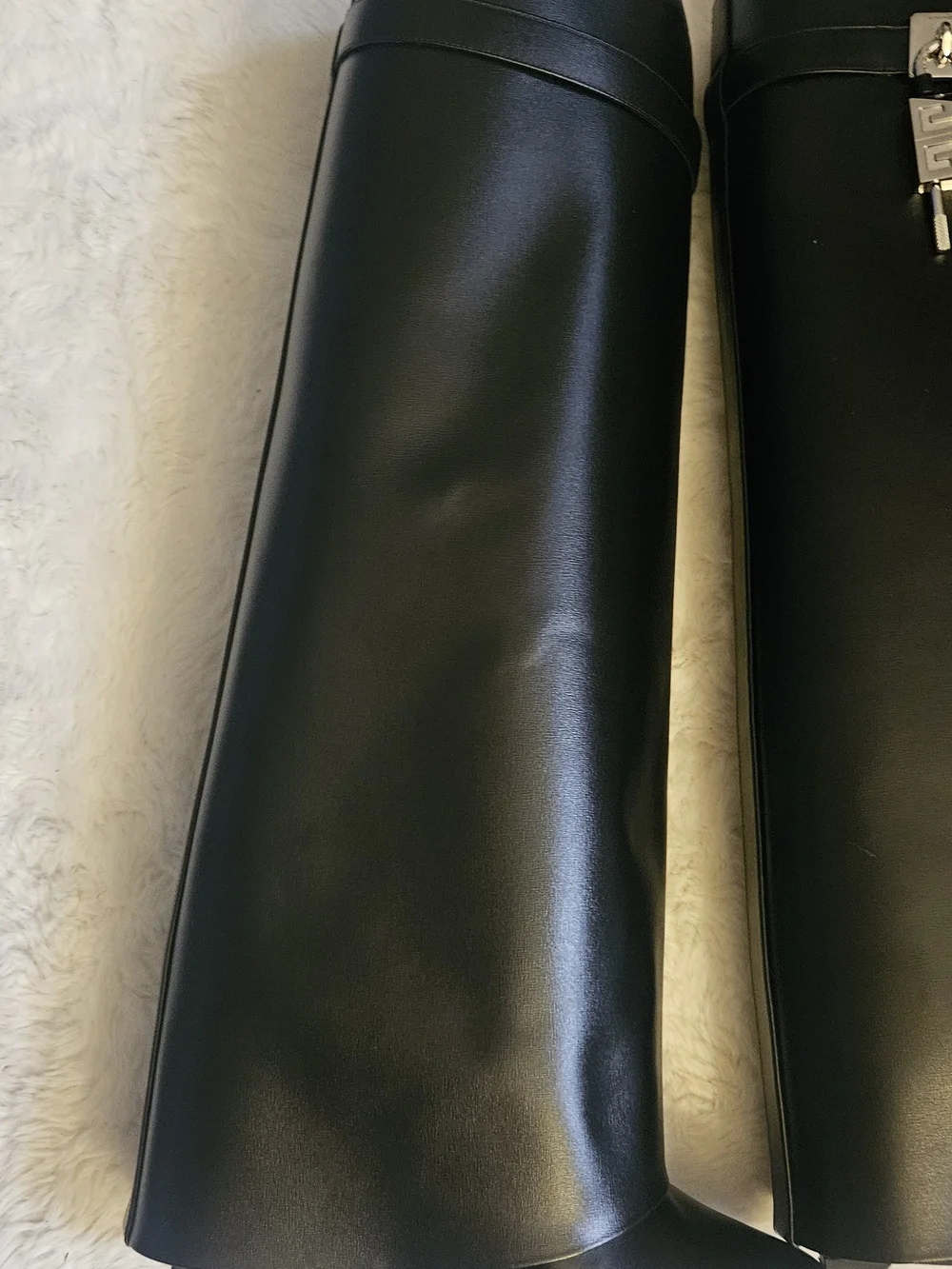 Givenchy Shark Lock  Boot with Gold Padlocks
